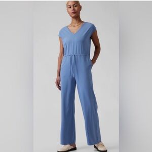 Athleta Tall Blue Jumpsuit